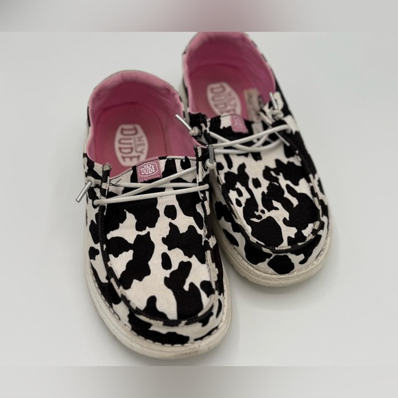 Hey Dude Kids' Black and White Shoes - Picture 2 of 4